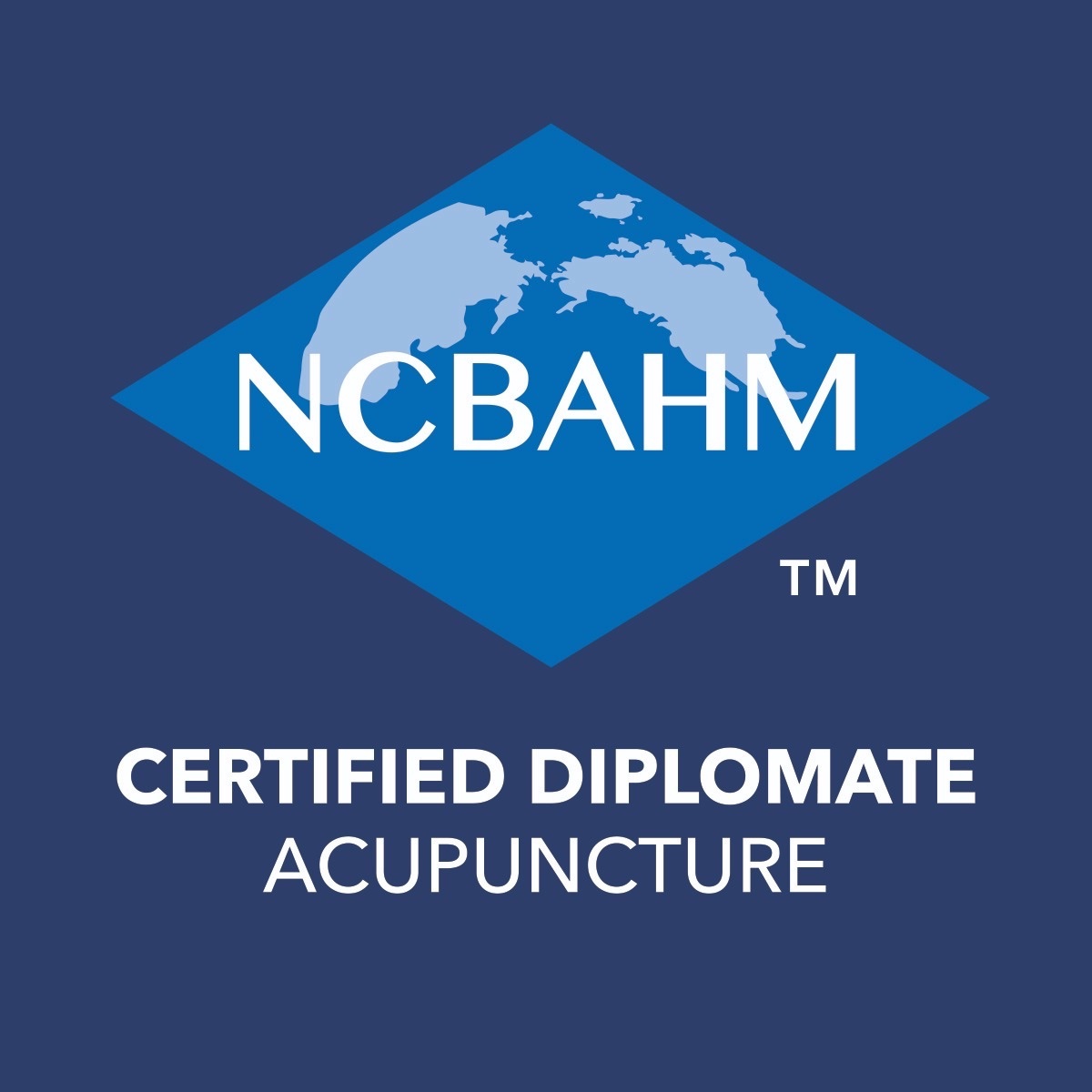 NCBAHM Certified Diplomate, Acupuncture