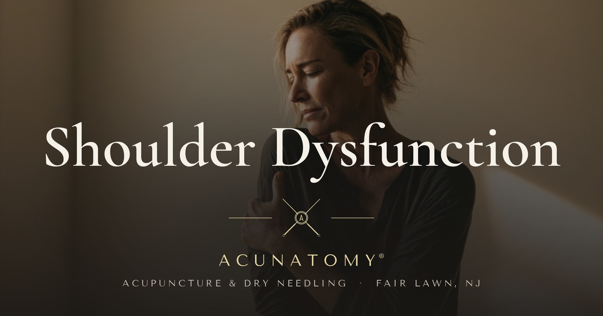 Shoulder Pain Treatment — Acunatomy® | Fair Lawn, NJ